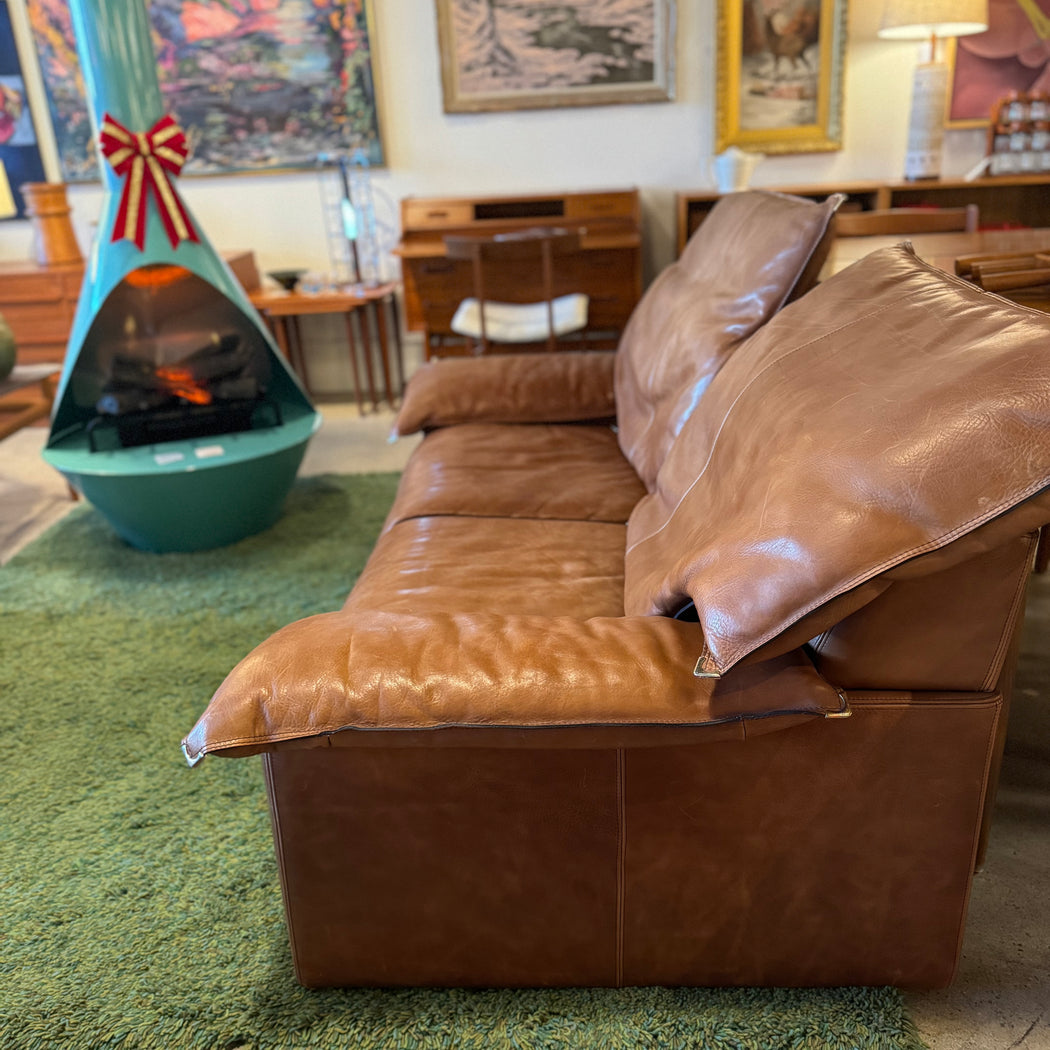 Montis 1970s Leather Sofa