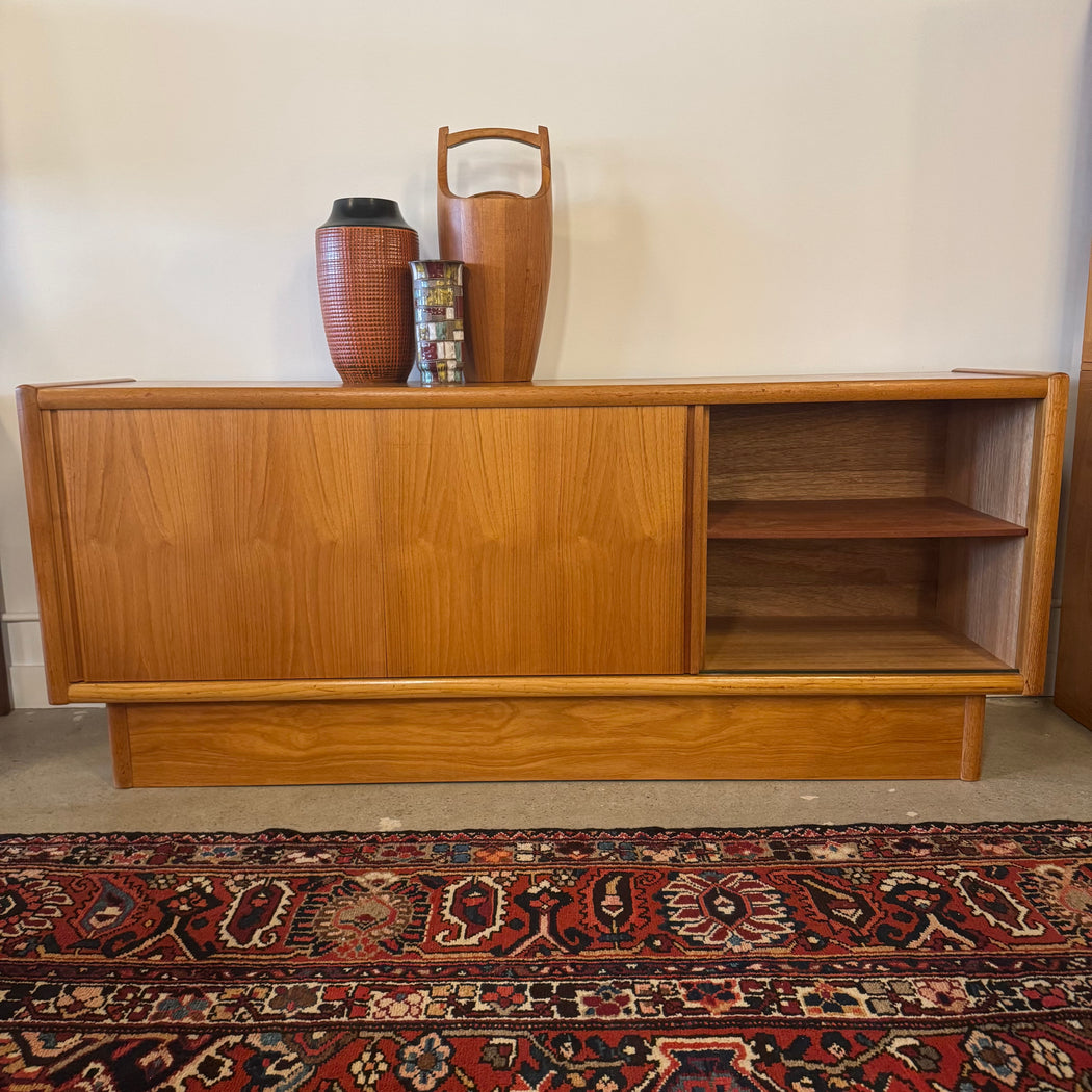 Midcentury Teak Credenza + Hutch