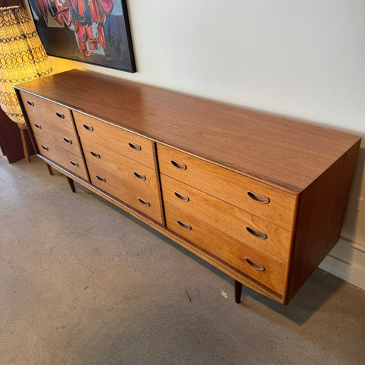 9 Drawer Teak Dresser