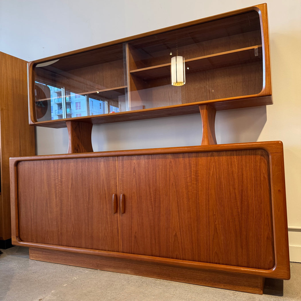 Dyrlund Teak Credenza + Hutch