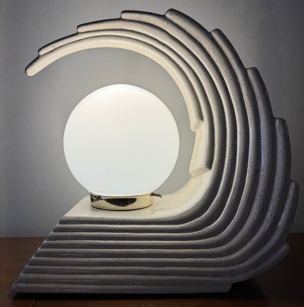 80s Deco Wave Lamp