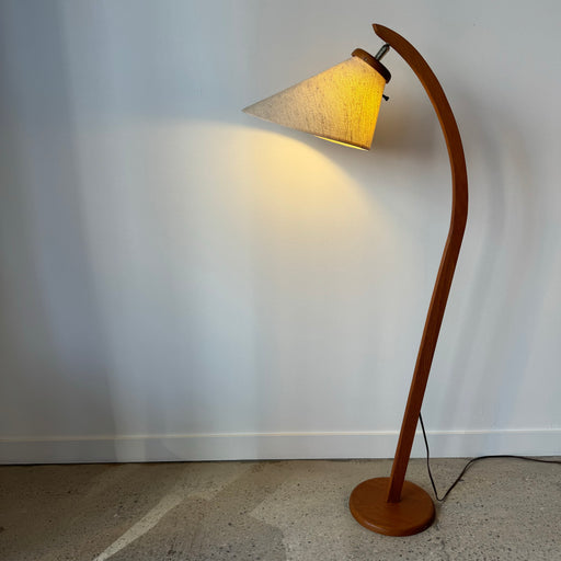 Teak Arch Floor Lamp