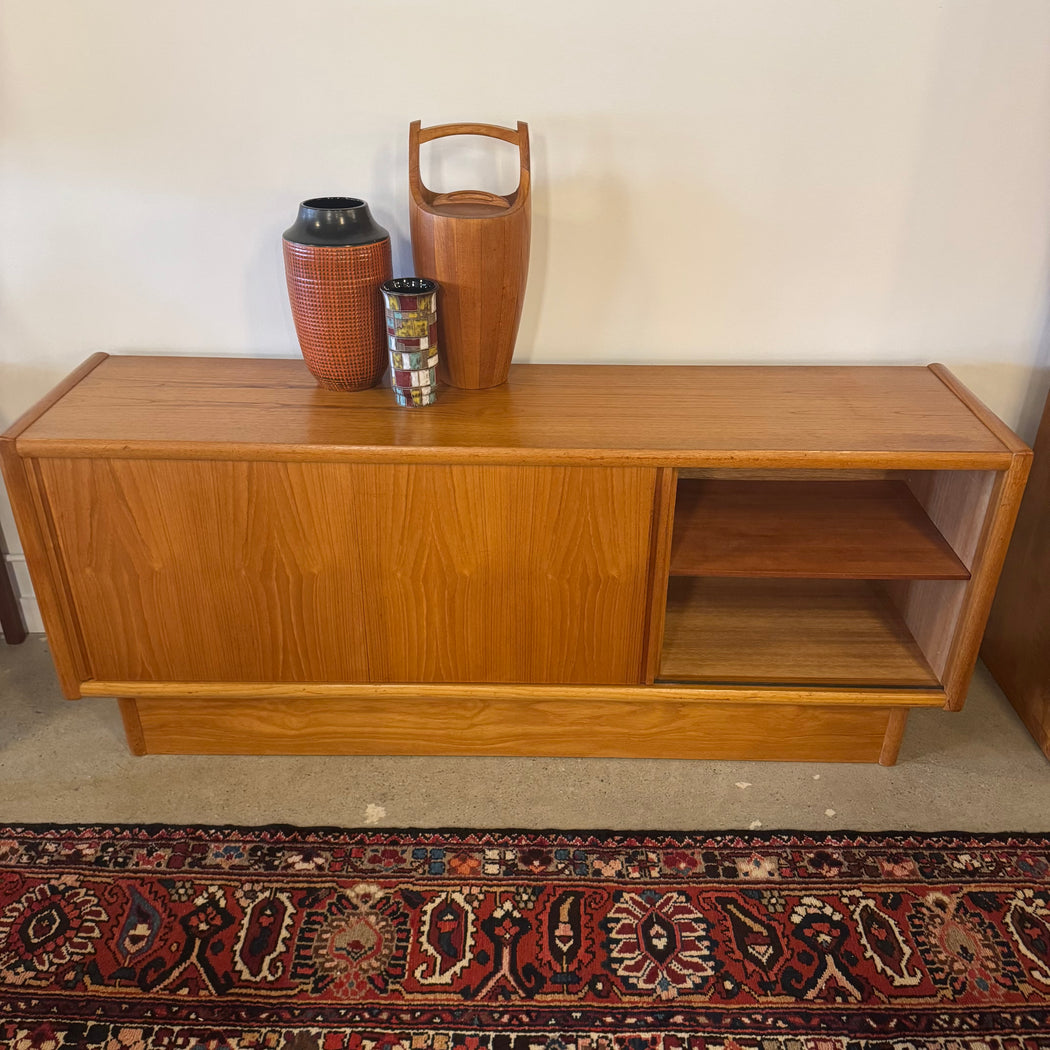 Midcentury Teak Credenza + Hutch