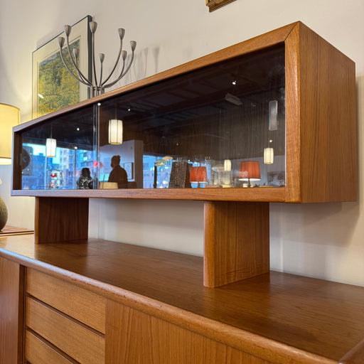 Midcentury Teak Credenza + Hutch