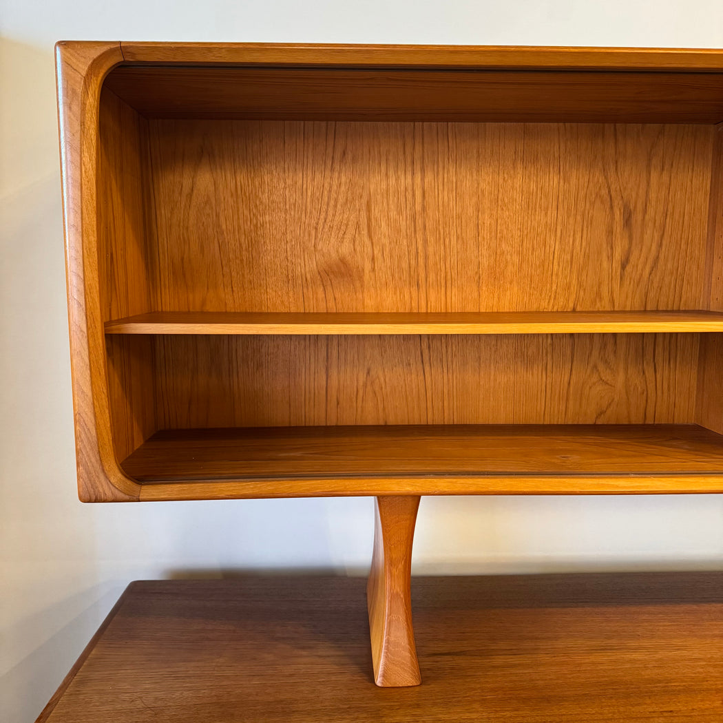 Dyrlund Teak Credenza + Hutch