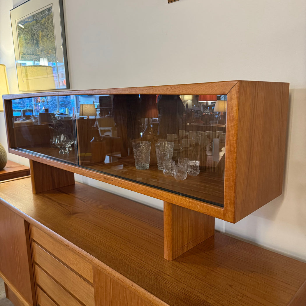 Midcentury Teak Credenza + Hutch