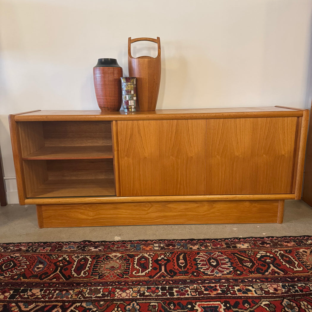 Midcentury Teak Credenza + Hutch