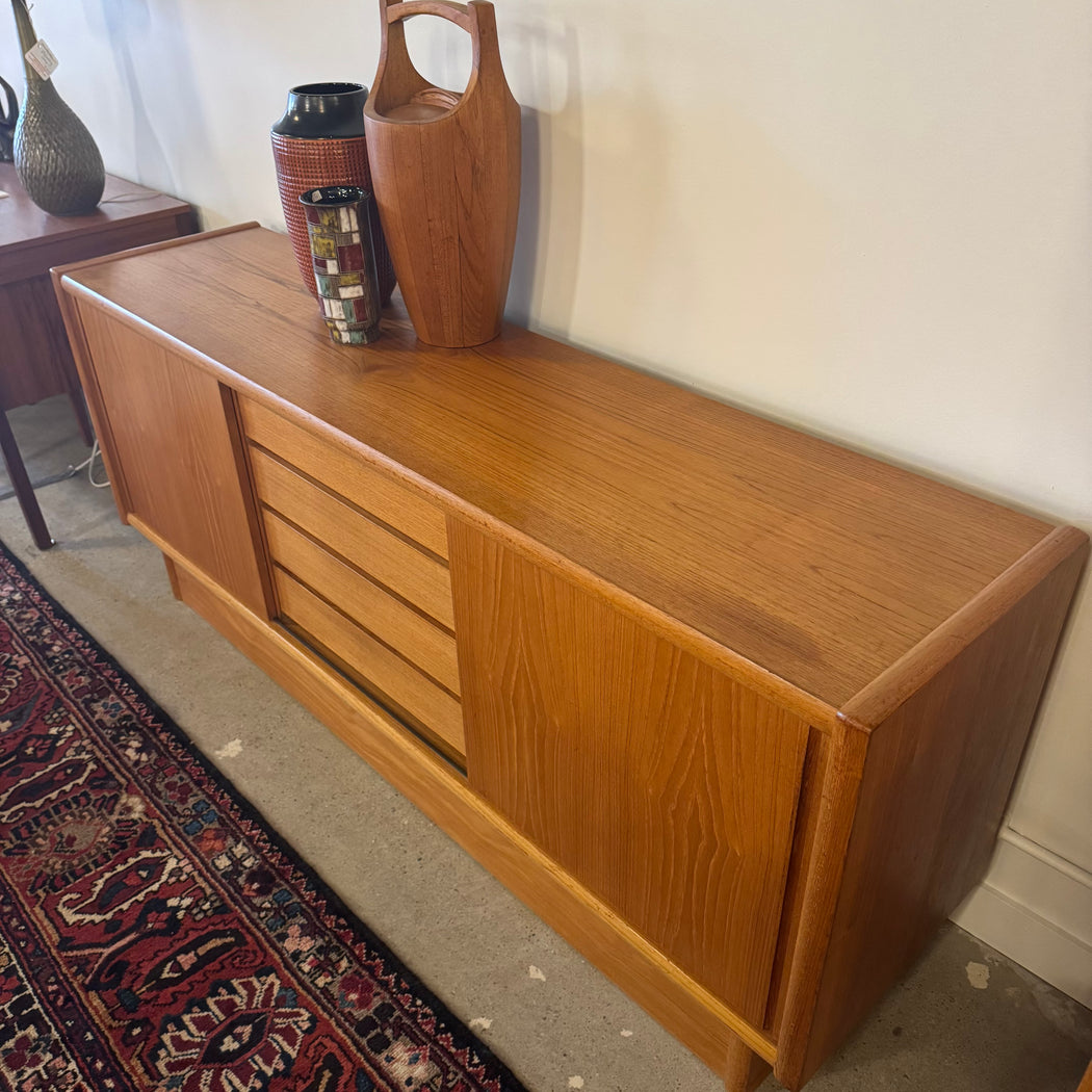 Midcentury Teak Credenza + Hutch