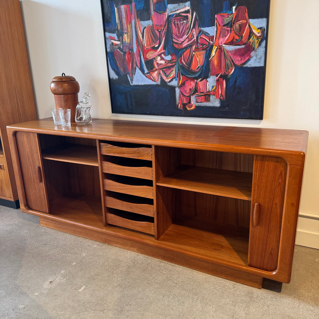 Dyrlund Teak Credenza + Hutch