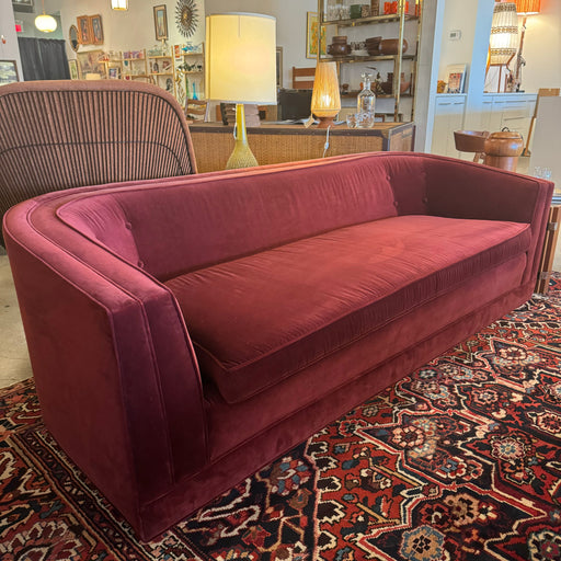 1960s Velvet Sofa