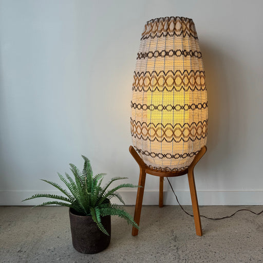 SALE • Teak Pod Lamp