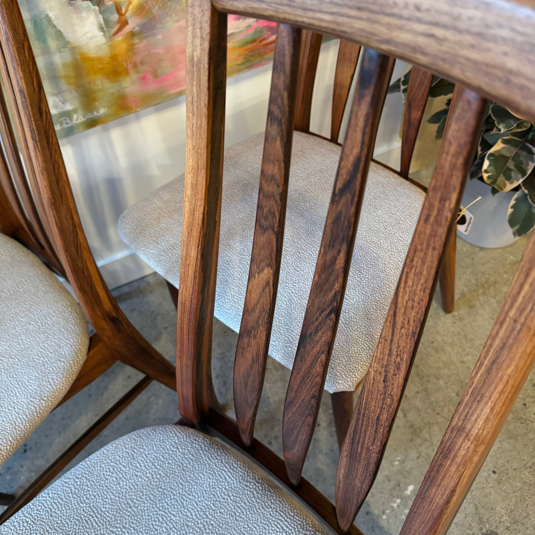 Danish Rosewood Eva Dining Chairs