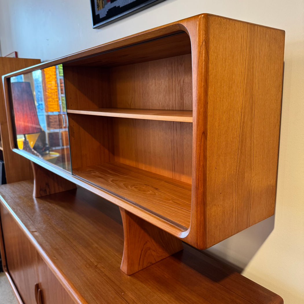 Dyrlund Teak Credenza + Hutch