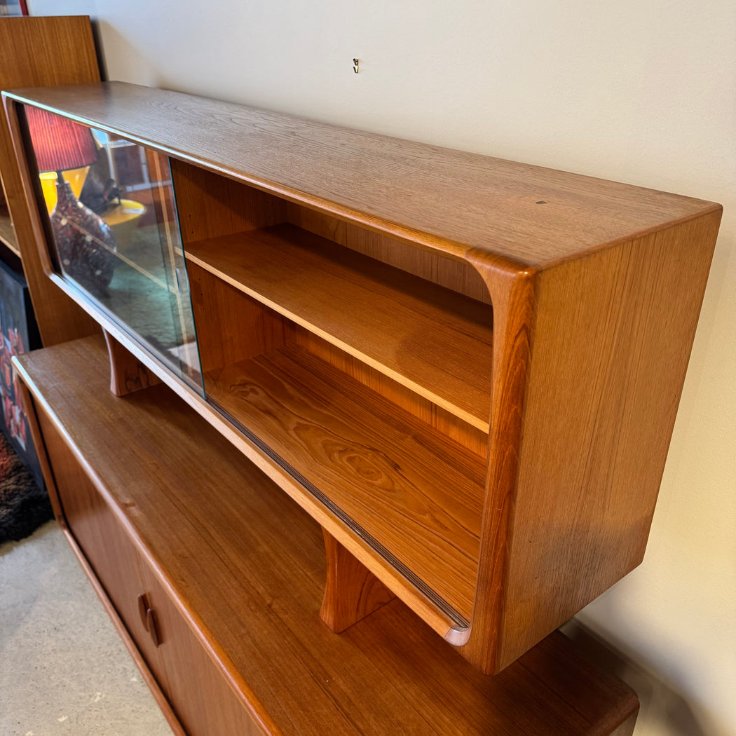 Dyrlund Teak Credenza + Hutch