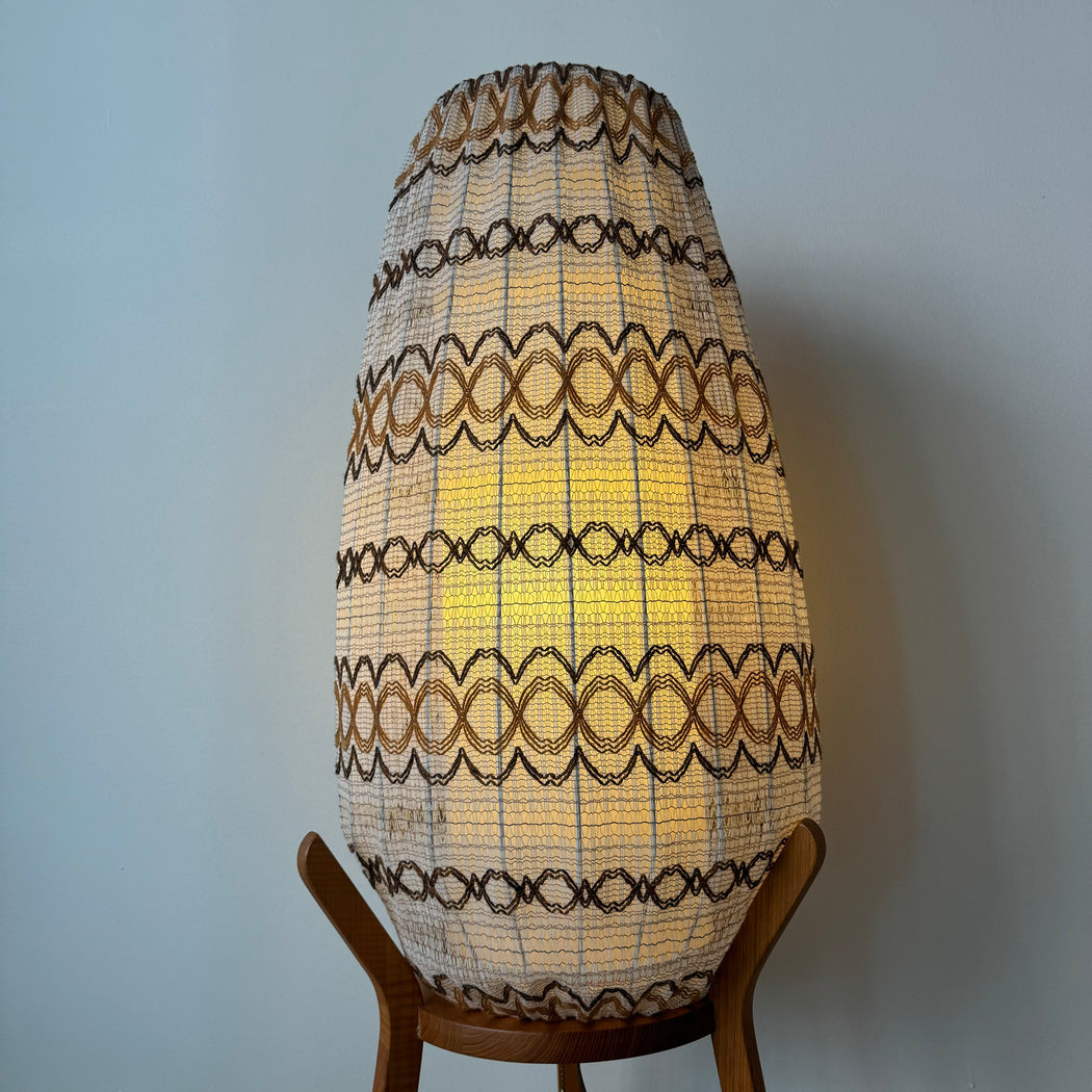 SALE • Teak Pod Lamp