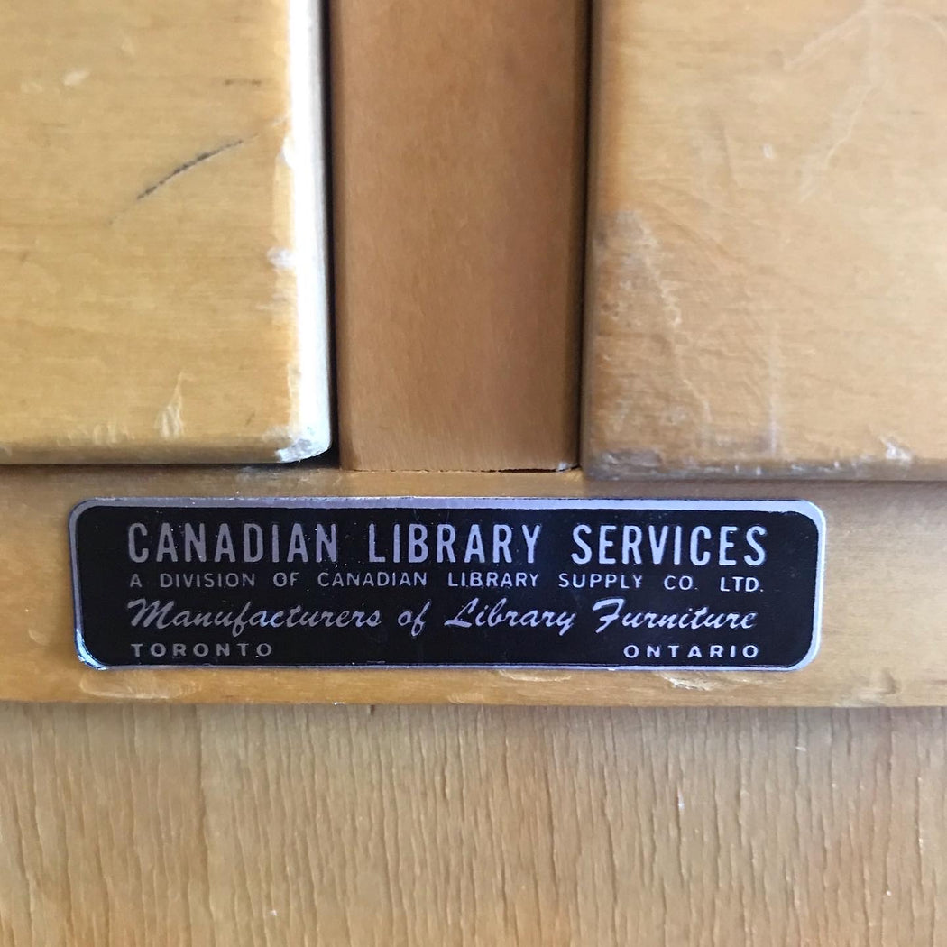 SOLD • Library Card Catalog Cabinet