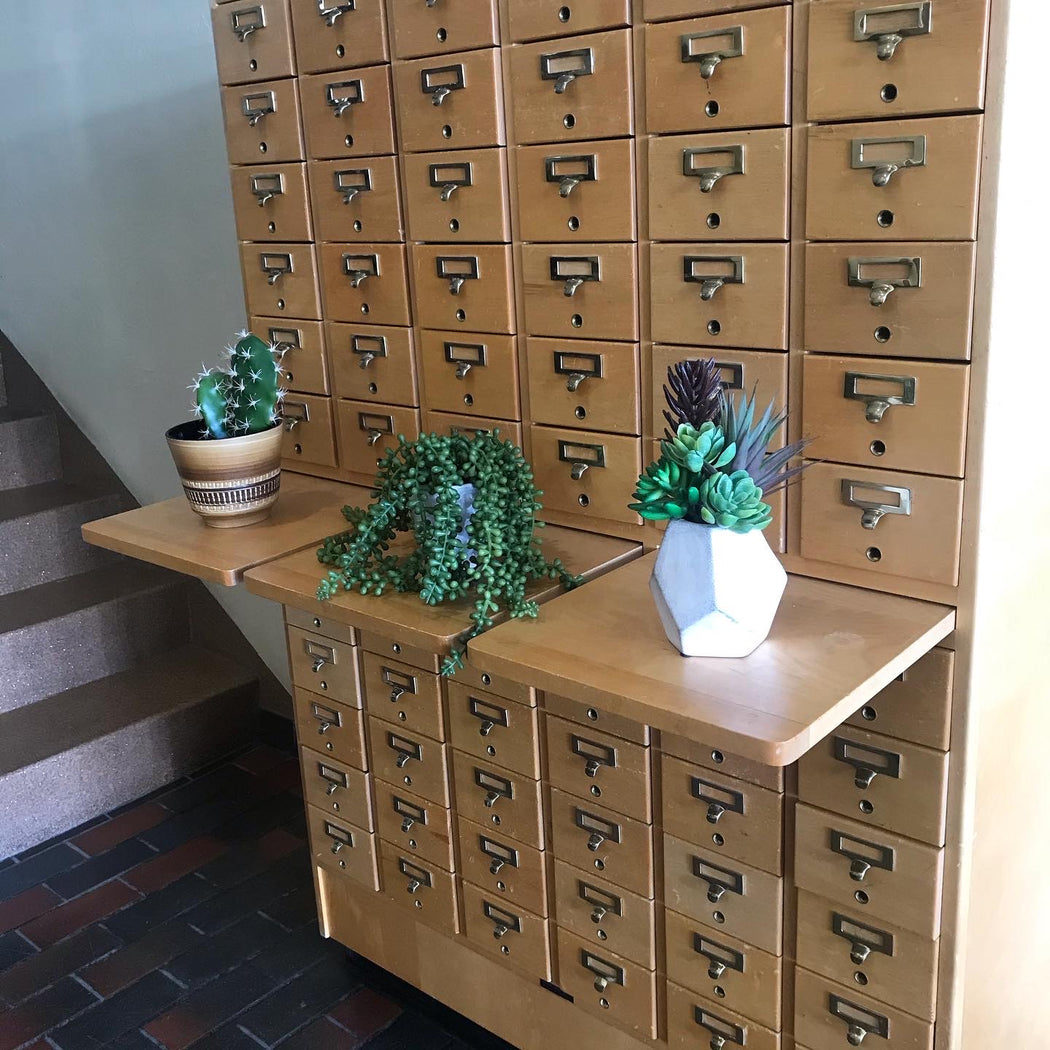 SOLD • Library Card Catalog Cabinet